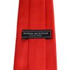Romario Manzini Solid Color Boy's Necktie (Coral Red) view 2