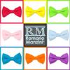 Romario Manzini Solid Men's Pre-Tied Bow Tie (Eggplant) view 4