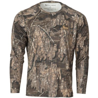 Banded Tec Stalker Mock Shirt  Lightweight, Breathable, Moisture-Wicking Hunting Performance Shirt (US, Alpha, Large, Regular, Regular, Timber)