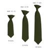 Romario Manzini Solid Color Boy's 14" Clip On Tie Age 7 to 10 Years Old (Hunter Green) view 2
