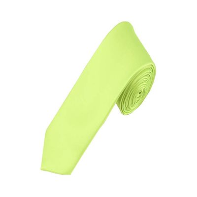 Romario Manzini Solid Color Boy's Necktie (Apple Green)