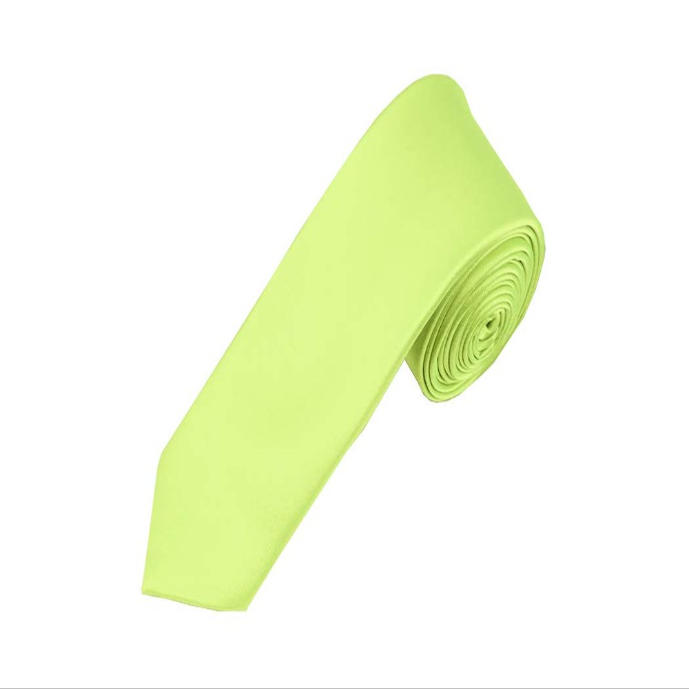 Romario Manzini Solid Color Boy's Necktie (Apple Green)