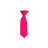 Romario Manzini Solid Color Boy's 8" Clip On Tie (Fuschia) view 1