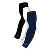 Navy Arm Sleeve Pack - Football Basketball Baseball Athletic Sports Sleeve - Compression for Bicep Tendonitis Tennis Elbow  Supports Circulation - UV Cooling Sun Protection for Arms - Tattoo Cover Up view 1