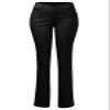 Design by Olivia Women's Comfy Bootcut Curvy Fit Trouser Pants Black 3XL view 1