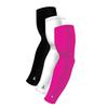 Athletic Arm Sleeve Pack - White Black Pink - Basketball Baseball Football - Cooling UV Protection Sleeves To Cover Arms - Tattoo Cover Up Protector - Forearm Bicep Elbow Compression Brace view 1