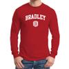 AL03 - Bradley University Braves Arch Logo Long Sleeve - 3X-Large - Red view 2
