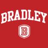AL03 - Bradley University Braves Arch Logo Long Sleeve - 3X-Large - Red view 3