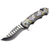 ASR Outdoor Clip Point Blade Pocket Knife 5 Inch Window Punch Military Men view 1