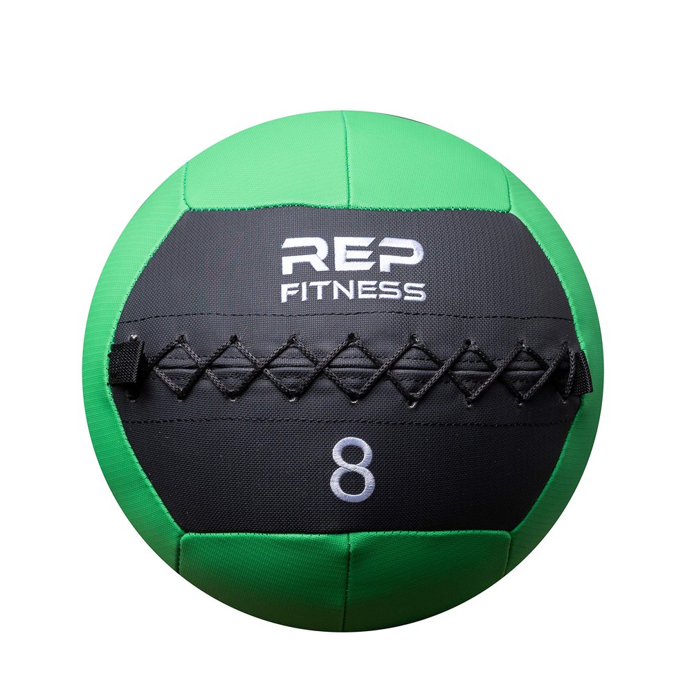REP Weighted Slam Balls for Home Gym Fitness | 8 lb Soft Textured Medicine Ball Sizes | Heavy Sand-Filled Workout Weights for Strength, Core Training, Crossfit, Conditioning & Slam Ball Exercises