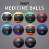 REP Weighted Slam Balls for Home Gym Fitness | 8 lb Soft Textured Medicine Ball Sizes | Heavy Sand-Filled Workout Weights for Strength, Core Training, Crossfit, Conditioning & Slam Ball Exercises view 4