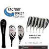 AGXGOLF Men's Left Hand XS Tour Stiff Flex, Extra-Tall +1.5 Inch Length Irons Set w/ # 4 & 5 Hybrids + Wide Sole 6, 7, 8 & 9 Irons, Pitching Wedge + Bonus Sand Wedge; US Built view 2
