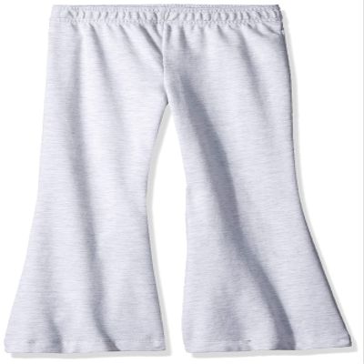 Soffe Big Girl's Open Bottom Dance Pant Pants, ash, X-Small