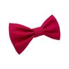 Handmade Pre-Tied Clip on Bow Tie for Baby to Young Boy (Small, Red) view 2