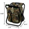Voyager Tools Lightweight Backpack Stool Portable Camping Chair & Cooler Pack Combo Golf Chair view 3