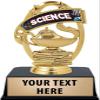 Crown Awards Science Trophies with Custom Engraving, 6" Personalized Kids Science Award Trophy On Black Base 50 Pack Prime view 1