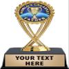 Crown Awards Fathers Day Trophies with Custom Engraving, 6" Personalized Fathers Day Trophy On Black Base 50 Pack Prime view 1