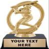 Crown Awards Baseball Trophies with Custom Engraving, 6" Personalized Boys Baseball Championship Trophy On Black Base 5 Pack Prime view 1