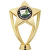 Crown Awards Kindergarten Graduation Trophies with Custom Engraving, 6" Personalized Kids Graduation Trophy On Black Base 10 Pack view 2