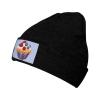 Blueberry Cupcake Beanie Hat for Men Women Winter Warm Knit Hats Ski Hat Skull Cap Black view 1