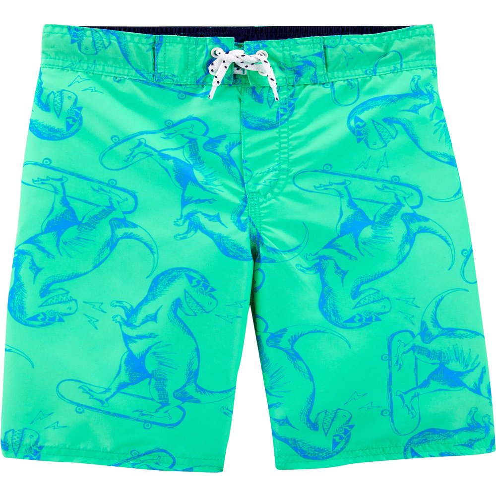 Osh Kosh Little Boy's Swim Trunks Swimwear, Dino Print, 7