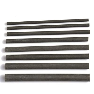 8pcs128mm OD4.5mm-12mm Solid Carbon Cylinder Spogit Blank Connecting Rod Building Component Rod DIY Repair