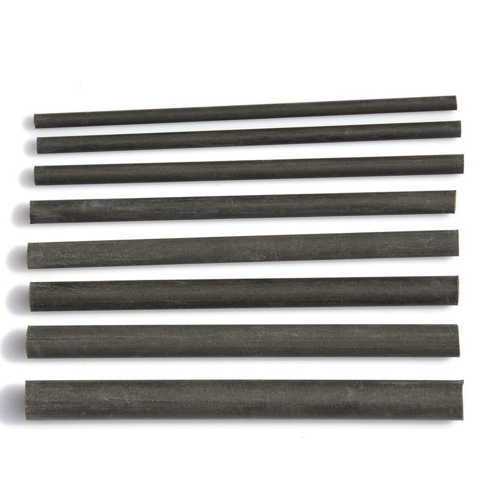 8pcs128mm OD4.5mm-12mm Solid Carbon Cylinder Spogit Blank Connecting Rod Building Component Rod DIY Repair