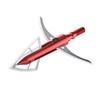 Bloodsport Gravedigger Extreme 4-Blade Hunting Hybrid Mechanical Broadhead with Cut-on-Contact Tip - 100 Grains | 2.25" Cutting Diameter | 3 Pack view 1