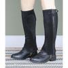 Shires Moretta Suede Half Chaps - Adult (Black, Short Large) view 2
