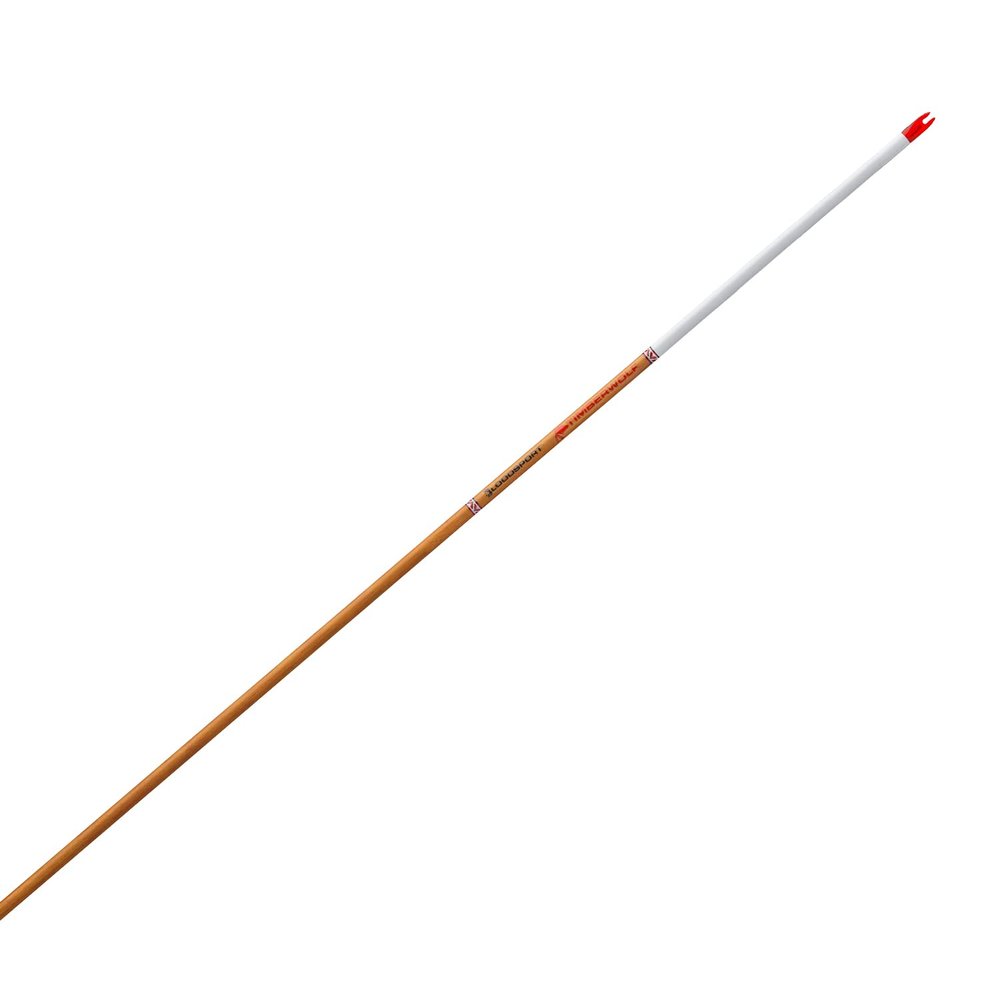 BLOODSPORT Timberwolf Bare Shaft Precise Durable Carbon Hunting Arrow for Compound Bow - 31" Length, .244" Standard-Diameter, .004" Straightness, 12 Pack, 400 Spine