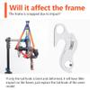 Aluminium Alloy Derailleur Hanger, Lightweight Durable High Compatibility Rear Derailleur Adapter for Mountain Road Bike Cyclists and Repair Shops view 4