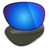 Mryok 6 Pairs Polarized Replacement Lenses for Oakley She's Unstoppable Sunglass - Stealth Black/Fire Red/Ice Blue/Silver Titanium/Emerald Green/24K Gold view 3