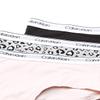 Calvin Klein Kids Girls' Modern Cotton Hipster Underwear 3-Pack, Leo Heather/Crystal Pink/Black, X-Large view 2