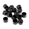 SM SunniMix Set 16 Rubber End Caps Replacement for 5/8 Inch Foosball Table Rods, Black view 2