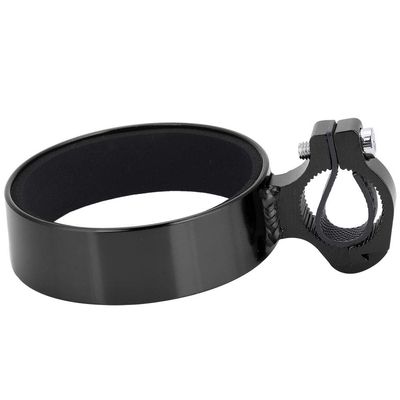 Cup Holder, Aluminum Alloy Bottle Cup Coffee Drink Holder Cycling Accessory for Mountain Road Bicycle(Black) Cup Holder Cup Holder Handlebar Cup Holder