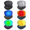 Mryok 6 Pairs Polarized Replacement Lenses for Oakley Drop in Sunglass - Stealth Black/Fire Red/Ice Blue/Silver Titanium/Emerald Green/24K Gold view 1