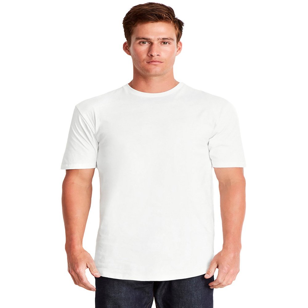 Next Level Cotton Long Body Crew (3602) White, M