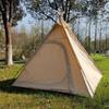 Dream House Three-Season Cotton Canvas Camping Pyramid Tent for 2~3 Person view 3