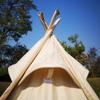 Dream House Three-Season Cotton Canvas Camping Pyramid Tent for 2~3 Person view 4