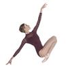 118141035 Long Sleeve Ballet Leotards Lace Professional Dance Leotards (M 165, Wine) view 2