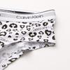 Calvin Klein Kids Girls' Modern Cotton Hipster Underwear 3-Pack, Leo/Nude/Heather Grey, Medium view 2