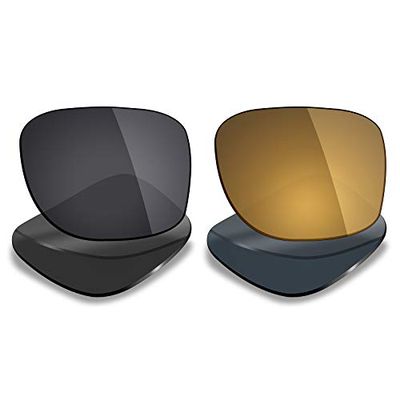 Mryok 2 Pair Polarized Replacement Lenses for Oakley Big Taco Sunglass - Options