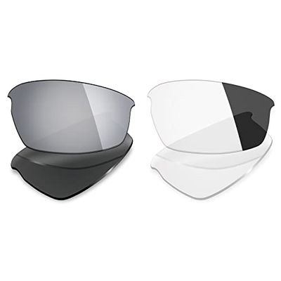 Mryok 2 Pair Polarized Replacement Lenses for Oakley Bottlecap Sunglass - Options