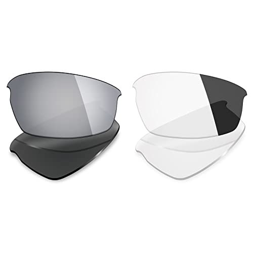 Mryok 2 Pair Polarized Replacement Lenses for Oakley Bottlecap Sunglass - Options