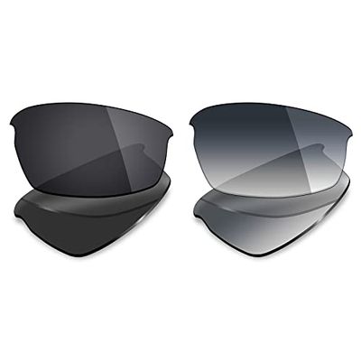 Mryok 2 Pair Polarized Replacement Lenses for Oakley Bottlecap Sunglass - Options