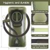 2L Hydration Bladder, Water Bladder for Hiking Backpack 2 Liter Military Green Water Storage Bag with Insulated Tube, Hydration Back Pack Replacement for Outdoor Camping Running Cycling view 2