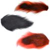 The Fly Fishing Place Fly Tying Materials - Pro Grade Medium Bucktails Master Pack - 3 Colors - Black Red Orange Tube Fly Streamer Deer Tail Hair view 1