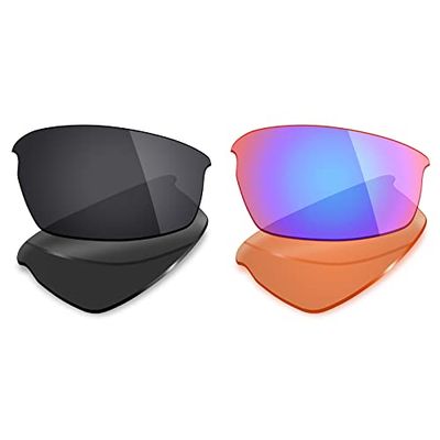 Mryok 2 Pair Polarized Replacement Lenses for Oakley Bottlecap Sunglass - Options