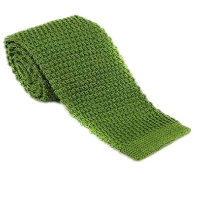5cm Men's Slim Tie Knit Woven Neckwear Gift For Father's Day/Wedding/Party (C14 Army-green)