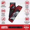 Legend XT320 Archery Quivers - Left Handed Nylon Hip Quivers with 3 Arrow Tube Cases for Target Shooting - Adjustable Waist Belt, T-Slot, Compartments for Accessories, Tools, Release Tab - Red view 2